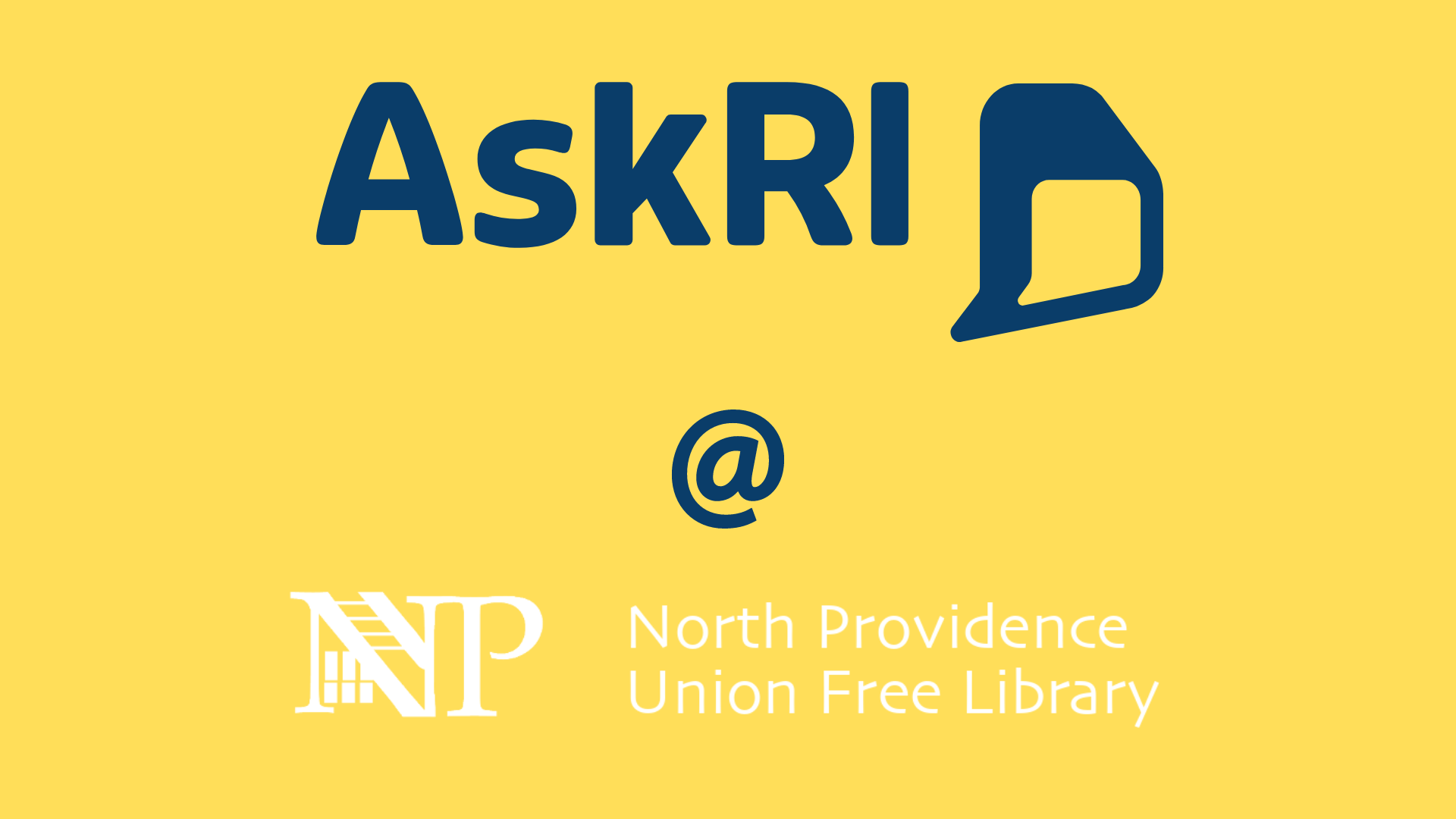 AskRI at the North Providence Union Free Library